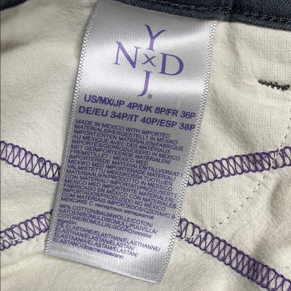 NYDJ Dayla Bottom Cuff Mid Rise Capri Jeans 4P - Picture 9 of 15